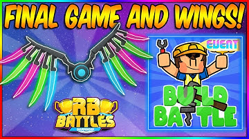 How to get WINGS & Build Battle Badge in RB Battles Event | Roblox