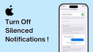How To Turn Off Notifications Silenced On iPhone - Easy Solution | HTG