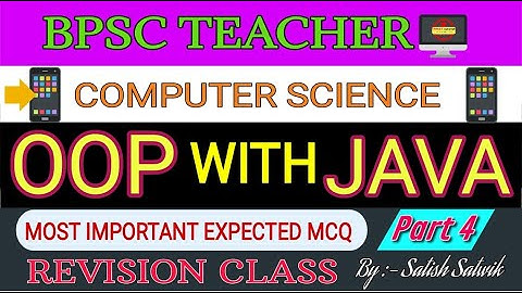 Object Oriented Programming || JAVA || PART - 4 || @Aimtoteacher || BPSC TRE 4.0 COMPUTER SCIENCE |