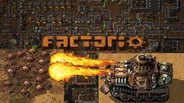 When The DOOM Music Kicks in (Factorio Flame Tank)