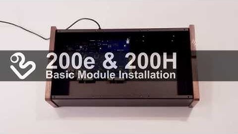 Buchla 200e & 200h Basic Module Installation