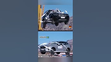🔥 BMW vs Volvo – Extreme 10m Drop Crash Test | Who Survives This Impossible Challenge?