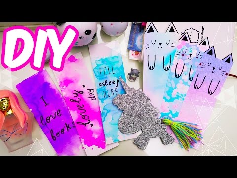 DIY СНОВА В Школу/BACK TO SCHOOL/Классные Закладки Своими Руками! DIY на Русском