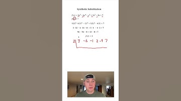 Synthetic Substitution Example #shorts