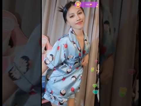 bigo!!!baju tidur no bra lagi sange