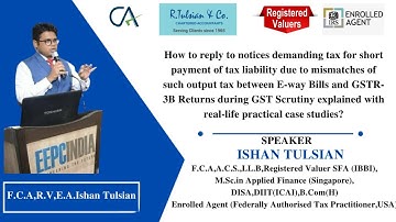 Resolving E-way Bill vs. GSTR-3B Mismatches | Practical Case Studies | FCA Ishan Tulsian