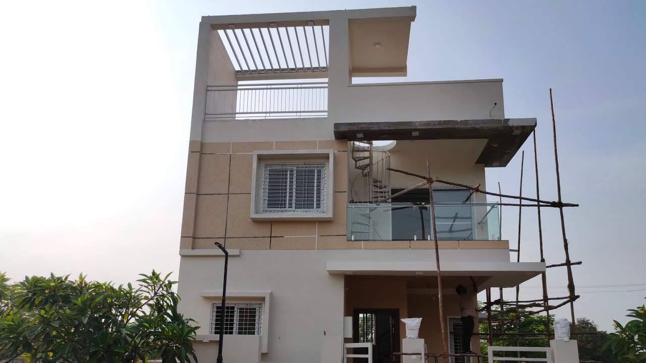 30 x 40 East face 3 bedroom architectural duplex house walkthrough ...