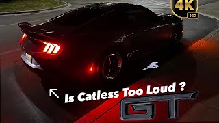 2024 Mustang GT POV Drive Catless headers **Pure Sound No Commentary** Too loud ?
