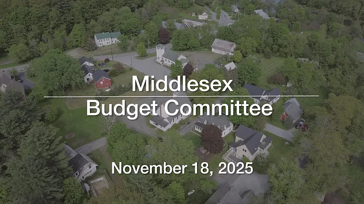 Middlesex Budget Committee - November 18, 2025 [MBC]