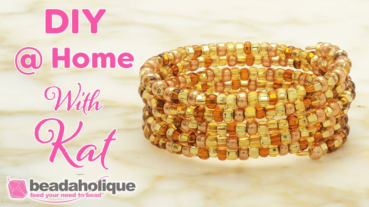 DIY Bracelet Making Kit with 6/0 Czech Seed Bead Mix