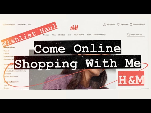 H&M online shop  Come online shopping with me! 