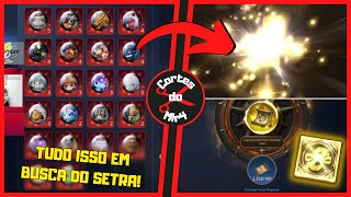 TUDO ISSO EM BUSCA DO SETRA... HAJA CASH!! MEGA COMBINES + ROLETAS INFINITO | MIR4