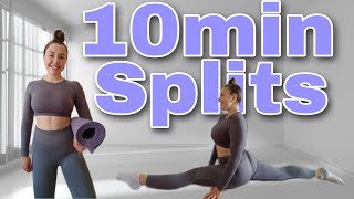 GET YOUR SPLITS  stretching, flexibility, 10min  no equipment  for beginners and advanced