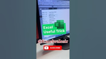 💥Excel Useful Trick💥 3 Important Shortcuts #excelwalesir #exceltricks #exceltraining #ytshorts