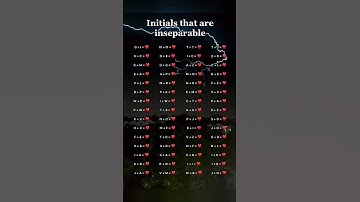 Initials that are inseparable #initials #initial #foryou #fyp