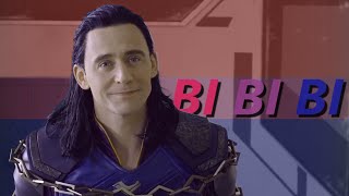 Loki Laufeyson Bi Bi Bi Happy Pride Month