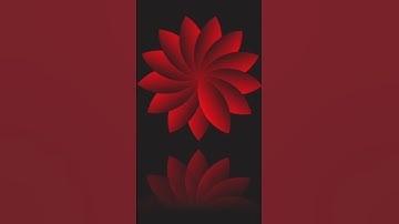 Flower Design In CorelDRAW | CorelDRAW Tutorial | #shorts #youtubeshorts #trending