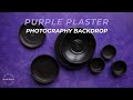 Purple plaster photography backdrop  bessie bakes backdrops