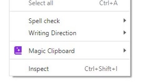 Magic Clipboard chrome extension