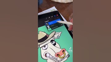 DRAWING AN NFT IN PROCREATE #cryptocurrency #crypto #nft #nftcommunity