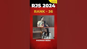 RJS 2024 Interview | Poonam Bera | Rank 36