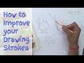 How to improve your drawing strokes part 2  improving line quality  rinku art