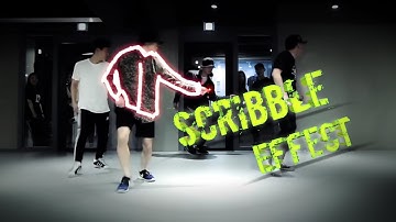 How to edit SCRIBBLE Glowing effect video on Android
