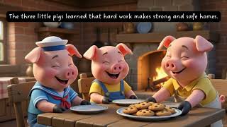 The Three Little Pigs | A Magical Animated Story 🌟 | Brainy Bella