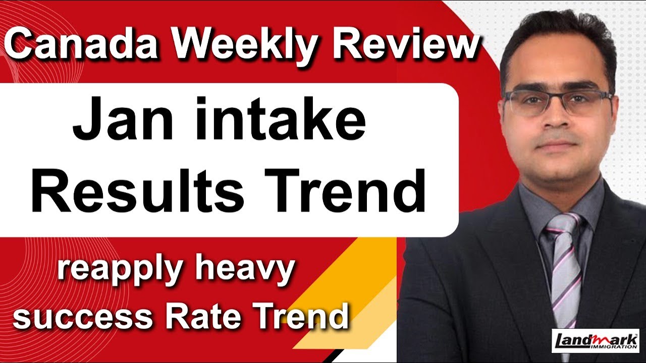 Canada Trend Good News | Jan intake 23 Visa % & Refusals I Canada ...