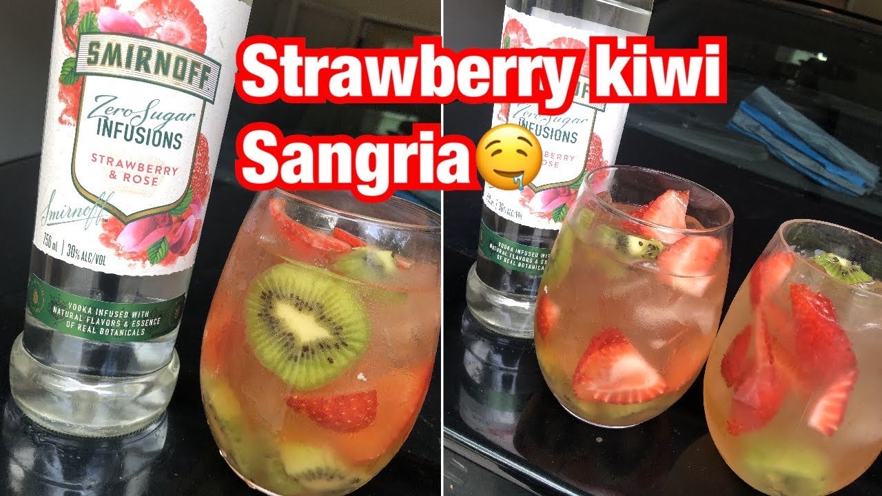 Smirnoff Strawberry & Rose Infusions sangria YouTube