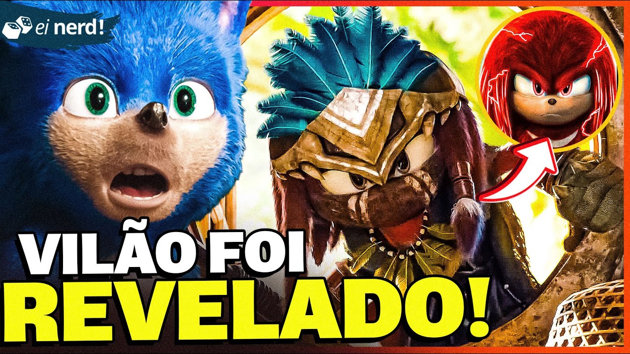 Sonic - O Filme 2 colocará Knuckles como vilão, revela sinopse