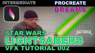 Learn the basics in Procreate Dreams. VFX 002 - Star Wars