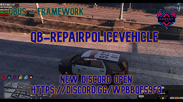 [Qbus] Qbus Repair Police Vehicle | FiveM | Qbus Utility