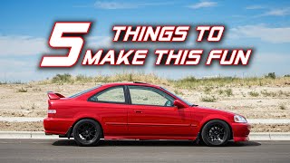 5 Things to Make Your Underpowered Honda More Fun to Drive