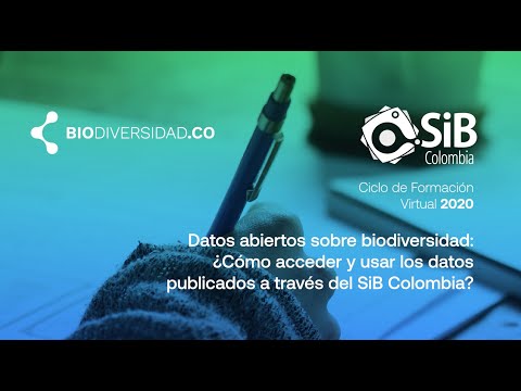 Capítulo 8 Acceso y uso de datos abiertos publicados a través del SiB Colombia