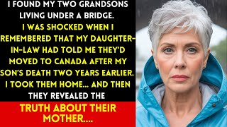 Years After My Sons Death, I Found My Grandsons Living Under A Bridge. That Wasnt The Worst Part