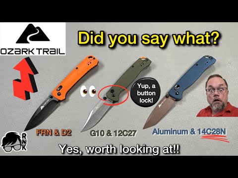 Unboxing what? No, you’re joking, Rob. Nope. 2 Ozark Trail super budget knives worth looking at!