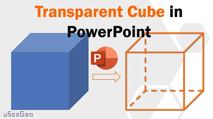 How to create a transparent cube in PowerPoint