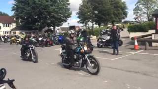 Harley sickness meeting at squires July 2016.