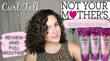 NEW Not your mothers curl talk | Drugstore Curly Hair Routine