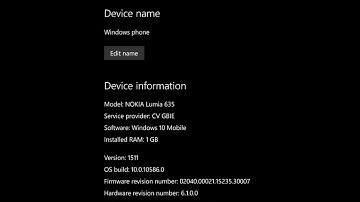 Windows 10 mobile build 10586