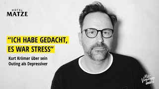 Kurt Krömer über sein Outing als Depressiver - "Ich habe gedacht es war Stress."