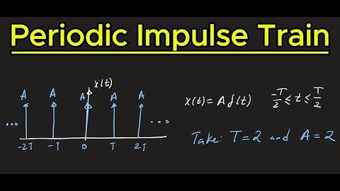 The Fourier series of the periodic impulse train - clearly explained