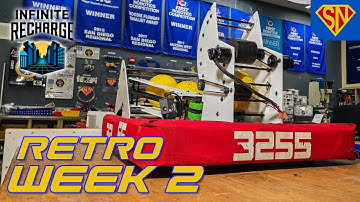 FRC 2025 Retrobot Week 2 Recap - FRC 2020 Infinite Recharge