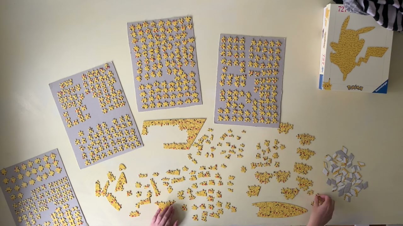 その他 727 Jigsaw Puzzle I actually did it! Ravensburger Pikachu: 727 pieces of hell