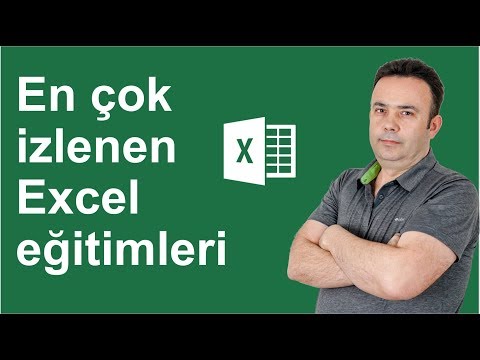 En çok izlenen Excel eğitim videoları- 425. video | Ömer BAĞCI