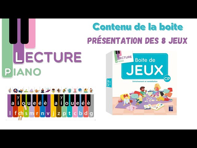 Lecture Piano CP - Boite de jeux : entraînement, remédiation 