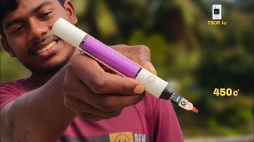 How To Make Rechargeable Soldering Iron Using a 7805 IC