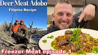 Deer Meat Adobo 'Filipino Style' ~Freezer Meat Friday Ep. 1~