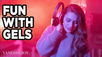 Studio Portrait Photography with Gels